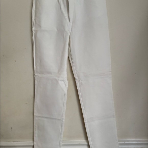 J CREW Sailor slim  PANTS in white SIZE  6. cotton NEW - Picture 2 of 5